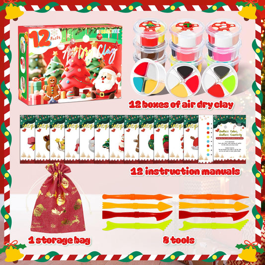 Kids Air Dry Clay Creative Arts & Crafts Activity Kit