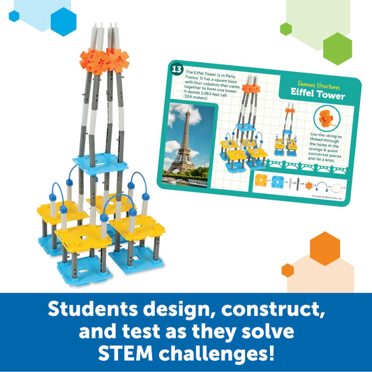 305-Piece STEM Bridge Building Classroom Activity Set
