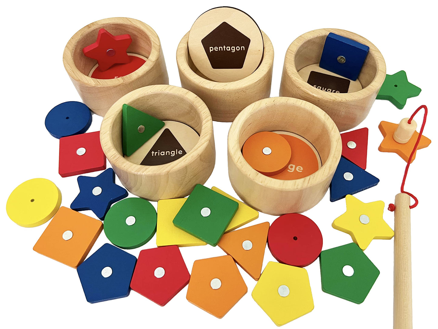 Dailyfunn Montessori Toys Wooden Sorting Box for Baby Infant Toddler 1+Year Old