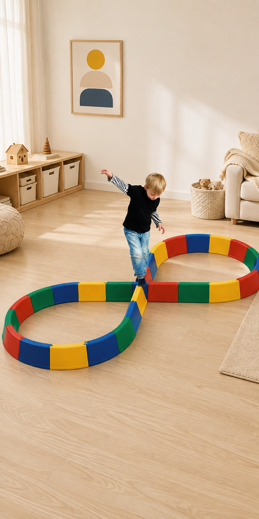 Figure 8 Balance Beam Set for Coordination & Active Play