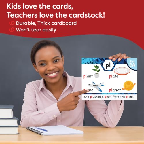 Phonics Flash Cards for Early Reading & Word Skills