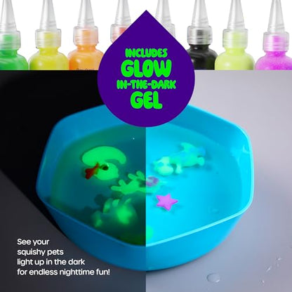 Dan&Darci Aqua Fairy Water Gel Kit for Kids - Gifts for Girls - Magic Elf Toy Kits - Waters Pets - DIY Squishy Maker Set - Craft for Kids - Squishies Toys Crafts - Gifts for Boys & Girls