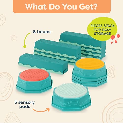 Balance Beams & Stepping Stones Active Play Set for Kids