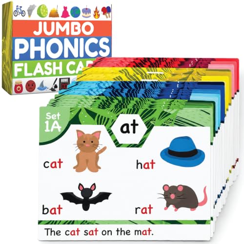Phonics Flash Cards for Early Reading & Word Skills