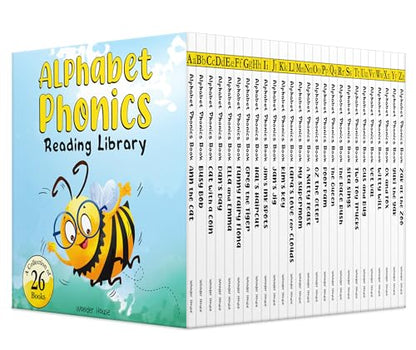 Alphabet Phonics - Reading Library For Children (Boxset of 26 books)