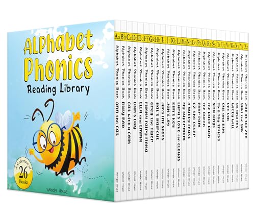 Alphabet Phonics - Reading Library For Children (Boxset of 26 books)