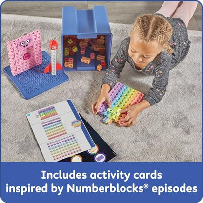 hand2mind Numberblocks Heroes with Zeroes MathLink Cubes Activity Set