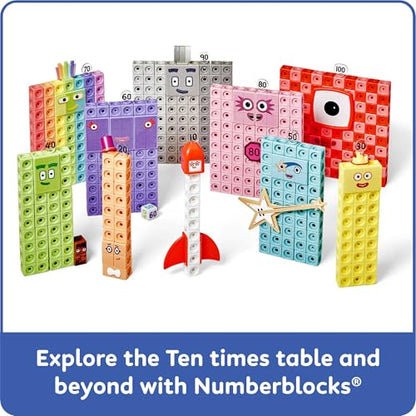 hand2mind Numberblocks Heroes with Zeroes MathLink Cubes Activity Set