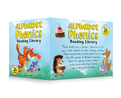 Alphabet Phonics - Reading Library For Children (Boxset of 26 books)