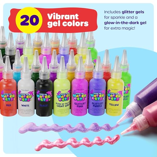 Dan&Darci Aqua Fairy Water Gel Kit for Kids - Gifts for Girls - Magic Elf Toy Kits - Waters Pets - DIY Squishy Maker Set - Craft for Kids - Squishies Toys Crafts - Gifts for Boys & Girls