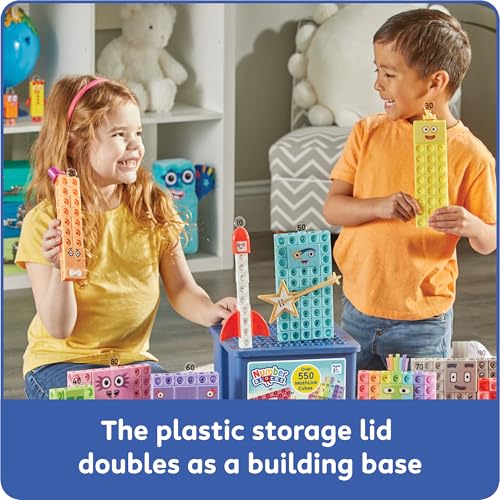 hand2mind Numberblocks Heroes with Zeroes MathLink Cubes Activity Set