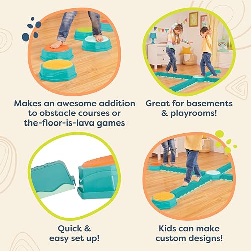 Balance Beams & Stepping Stones Active Play Set for Kids