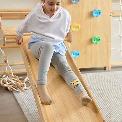 9-in-1 Indoor Climbing Wall Gym for Kids