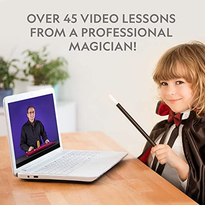 National Geographic Kids Magic Sets - Magic Tricks for Kids to Perform with Step-by-Step Video Instructions for Each Trick Provided by a Professional Magician, Toys for Boys and Girls