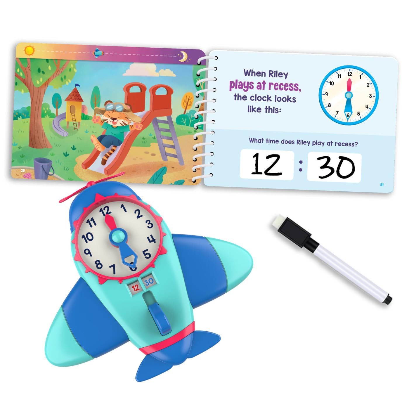 Interactive Time Learning & Teaching Clock for Kids