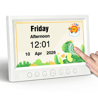 Kids Digital Learning Alarm Clock with Touchscreen