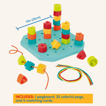 Nesting Sorter & Toddler Peg Board Learning Set