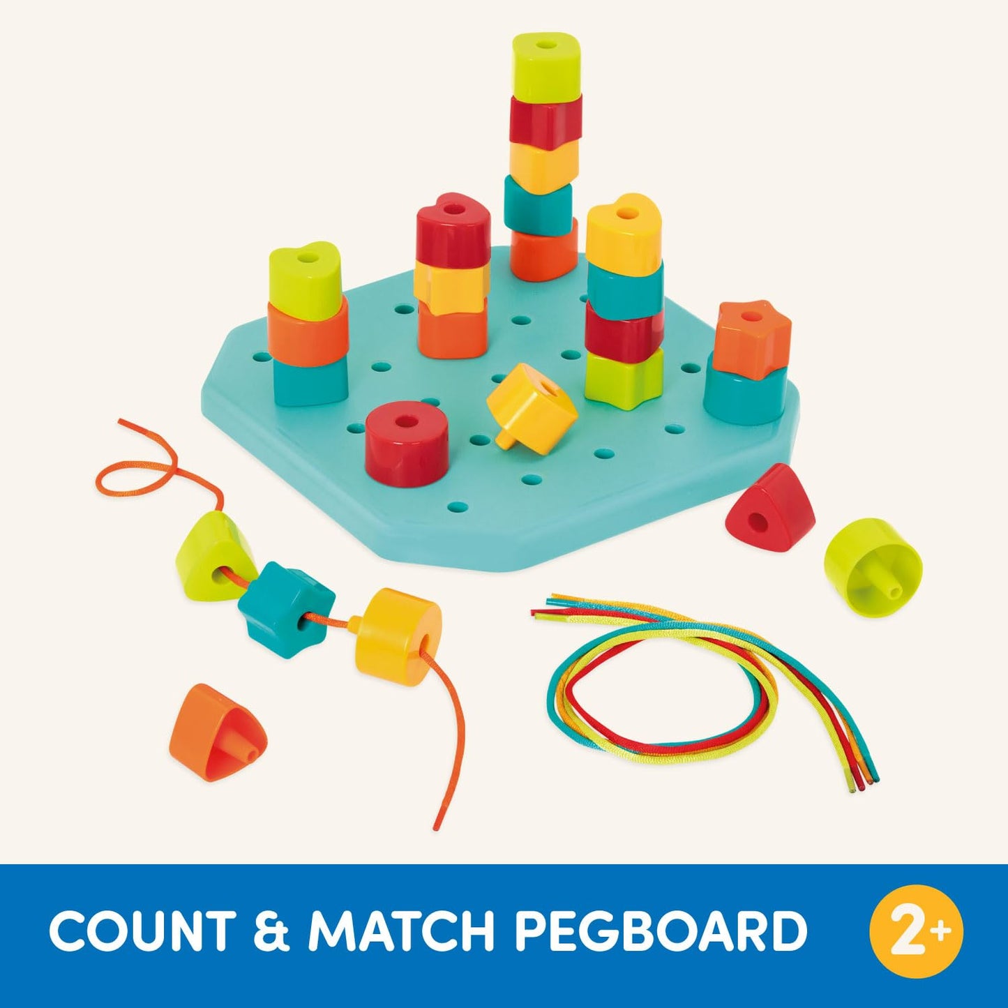 Nesting Sorter & Toddler Peg Board Learning Set