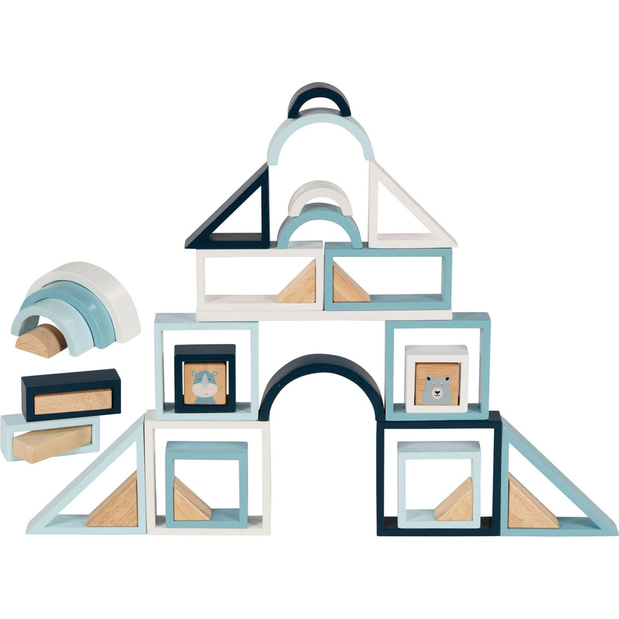 Wooden Building Blocks for Creative Play & Motor Skills