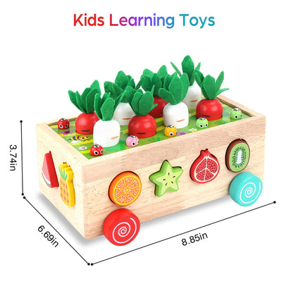 Wooden Early Learning Activity Toy Set for Toddlers