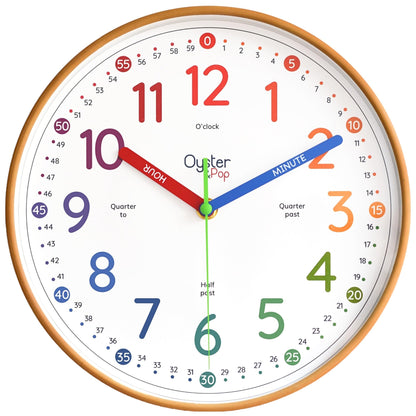 Educational Learning Wall Clock for Kids