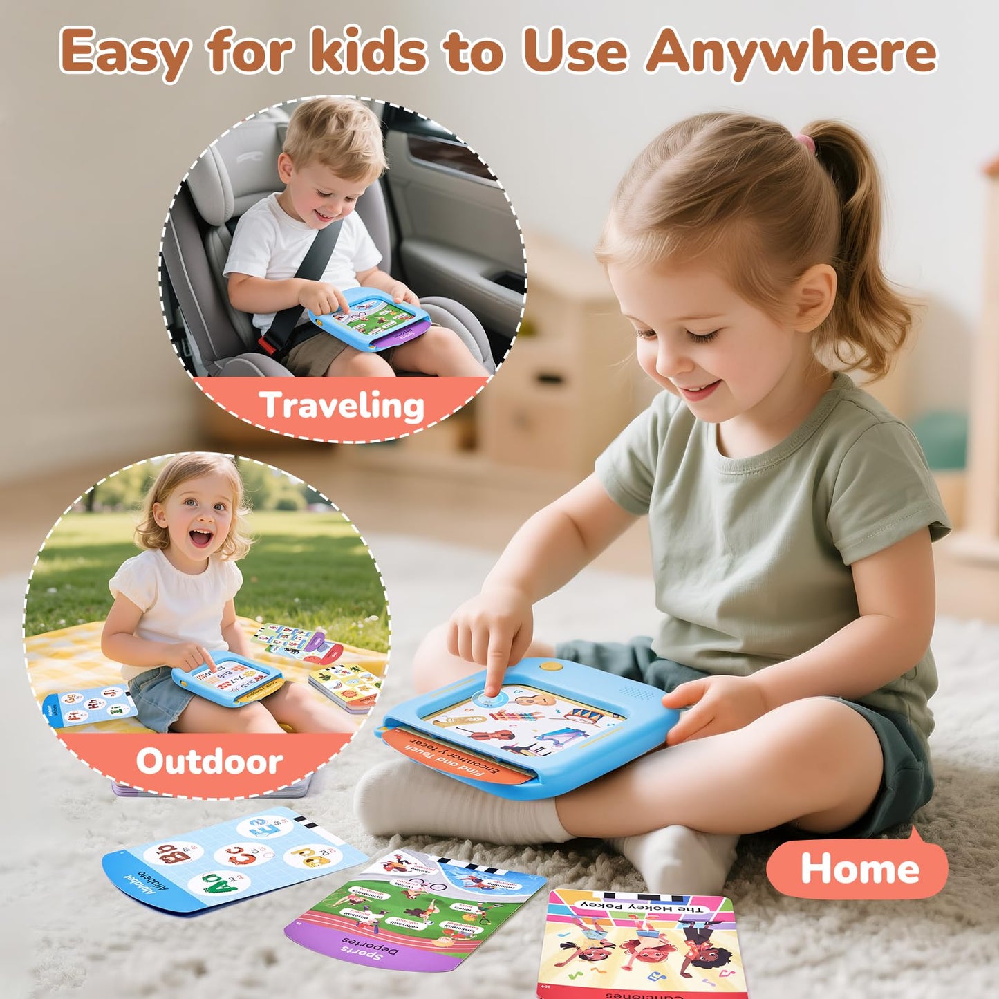Interactive Kids Learning Tablet for Early Education