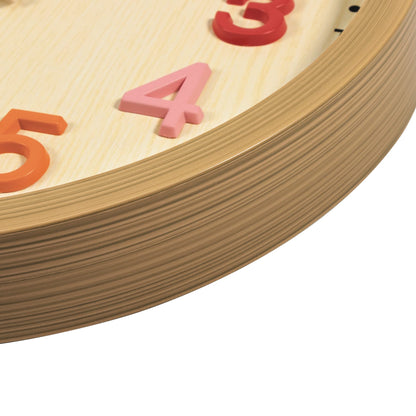 Silent Non-Ticking Kids Wall Clock for Learning