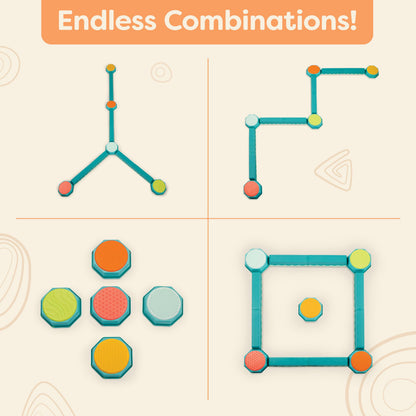 Balance Beams & Stepping Stones Active Play Set for Kids