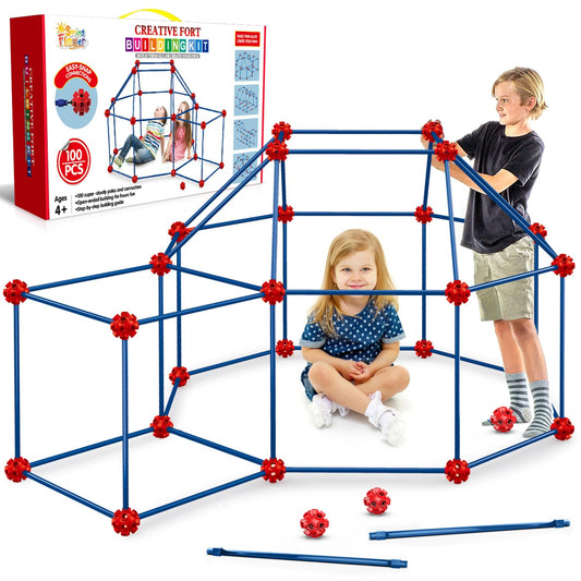 Kids STEM Fort Building & Creative Construction Kit
