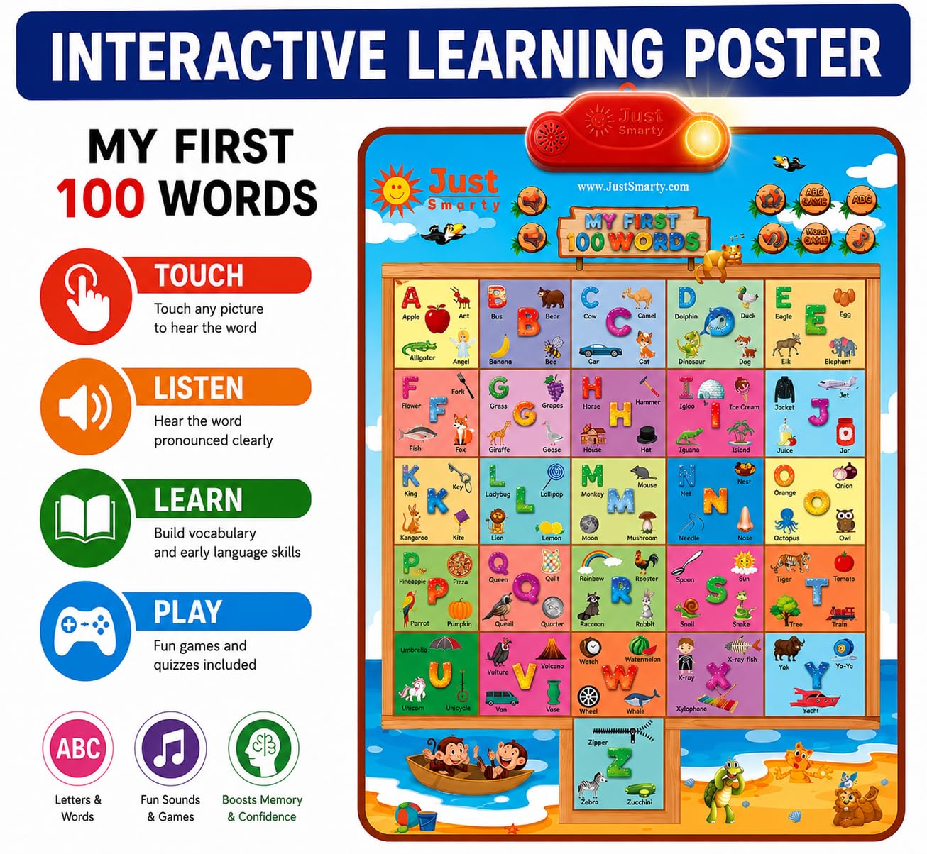 Interactive Learning Posters for Early Education