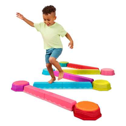 Balance Beams & Stepping Stones Active Play Set for Kids