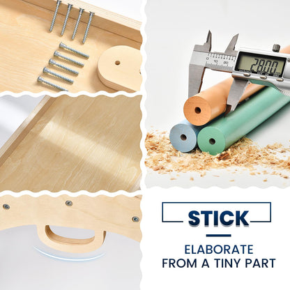 Wooden Climbing Triangle Activity Set for Kids