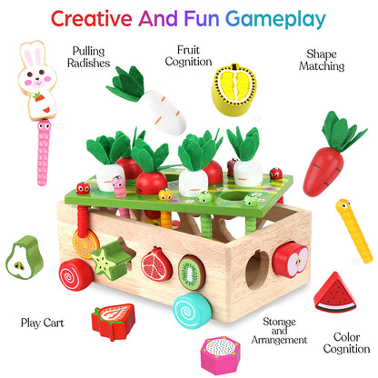 Wooden Early Learning Activity Toy Set for Toddlers