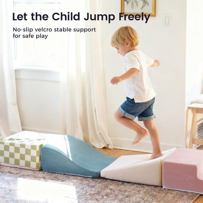 Soft Foam Climbing Blocks & Indoor Play Set for Toddlers