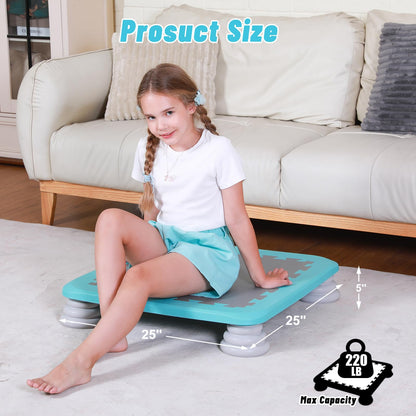 25-Inch Kids Sensory Trampoline with Non-Slip Base