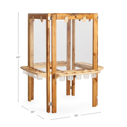 Guidecraft Acadia Outdoor 4 Sided Art Easel for Kids