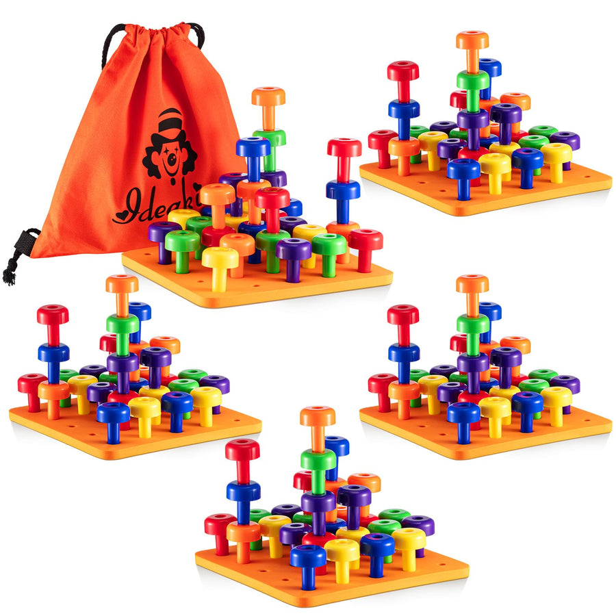 Toddler Peg Boards Montessori Stacking Toys