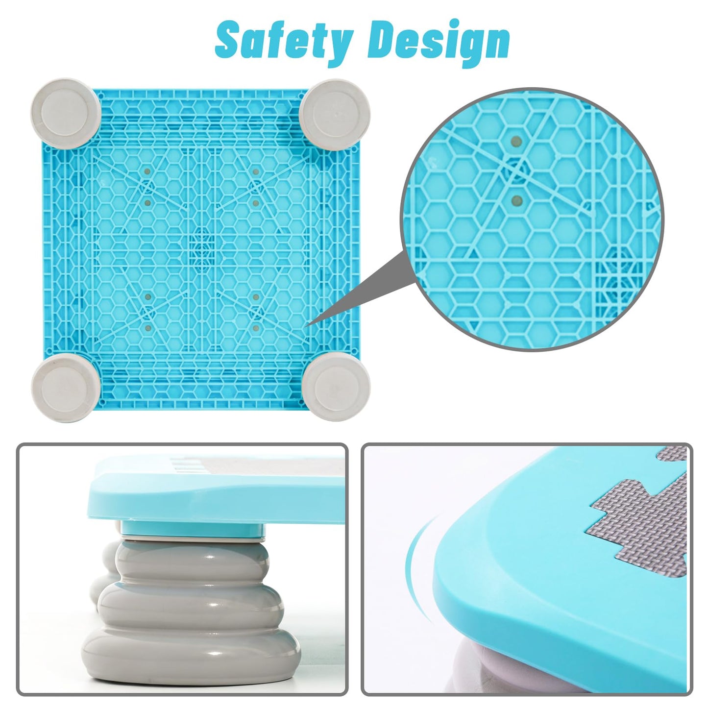 25-Inch Kids Sensory Trampoline with Non-Slip Base