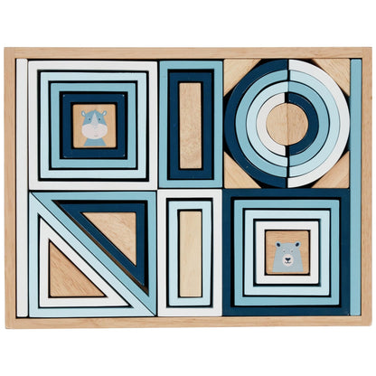 Wooden Building Blocks for Creative Play & Motor Skills