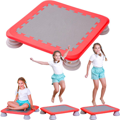 25-Inch Kids Sensory Trampoline with Non-Slip Base