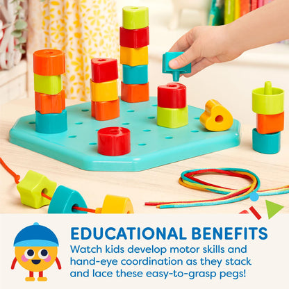 Nesting Sorter & Toddler Peg Board Learning Set