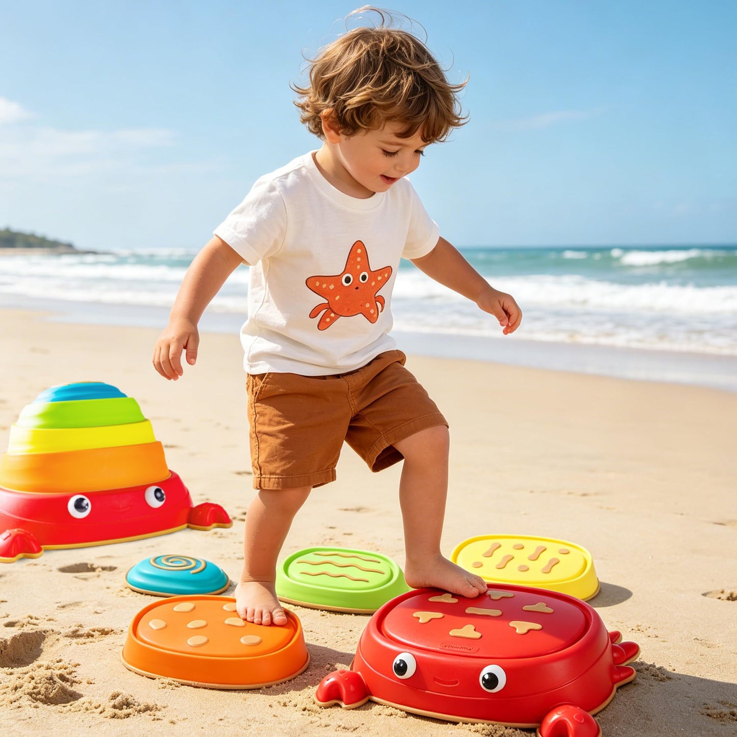 Kids Balance Stepping Stones for Active Indoor Play