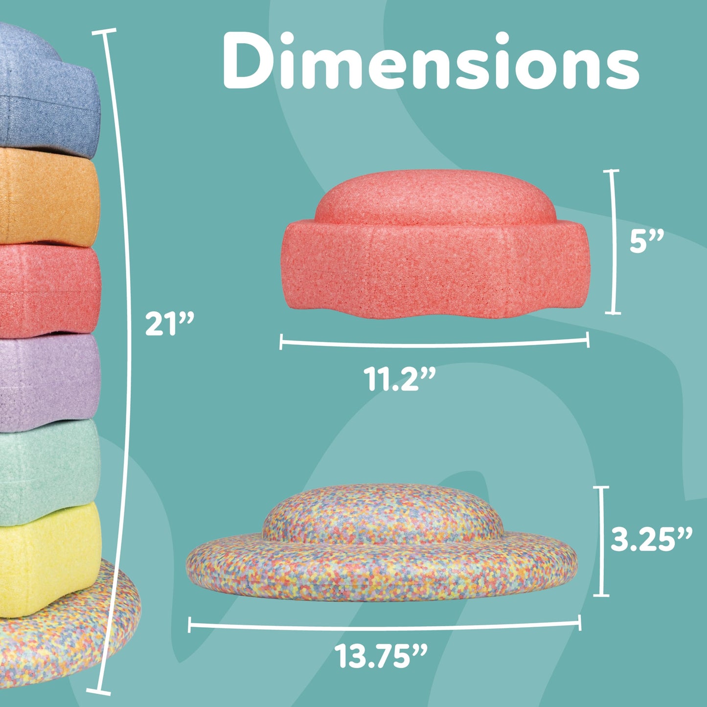 Nuby StepPebbles with Balance Board