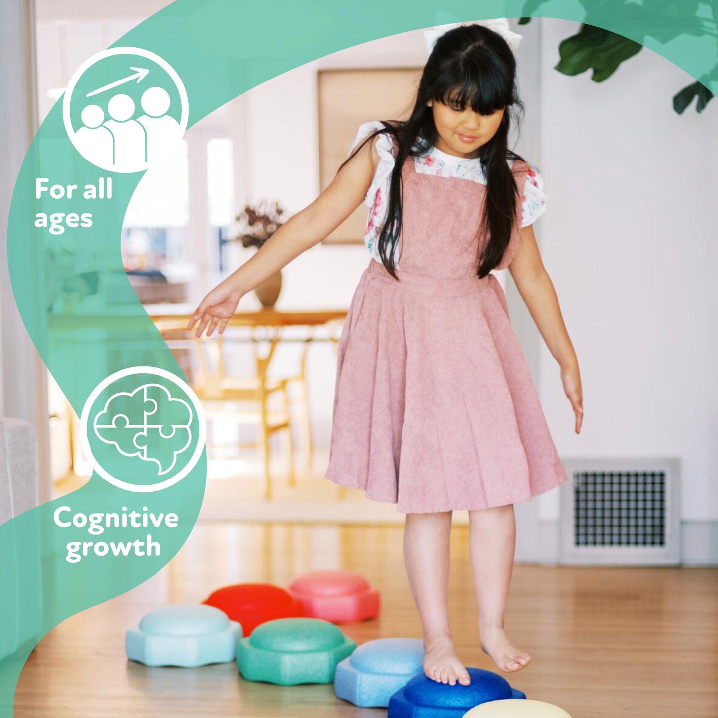 Nuby StepPebbles with Balance Board