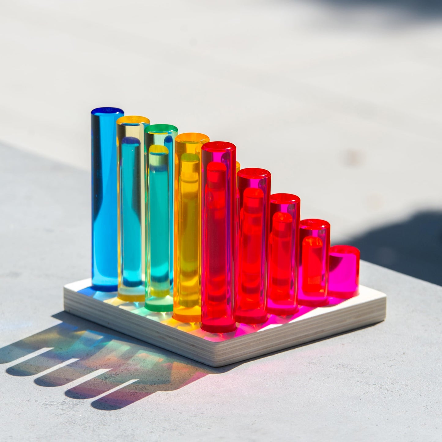 Colorful Gem Column Building & Stacking Set