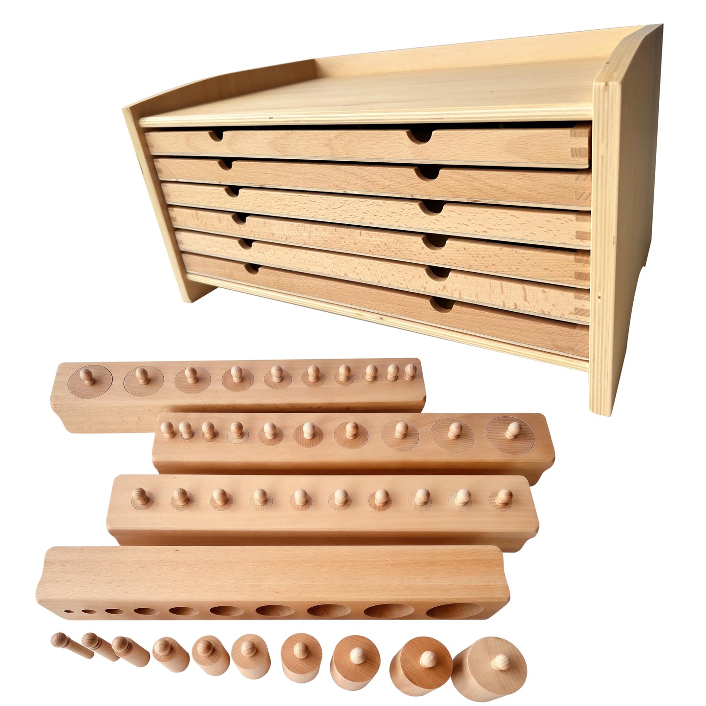 penepico Complete Montessori Curriculum Sets for Ages 3-12 | Advanced Sensorial Math Language Cosmic Education Materials | Premium Solid Beechwood Preschool Homeschool Classroom Supplies