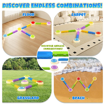 Kids Balance Beams & Stepping Stones Activity Set