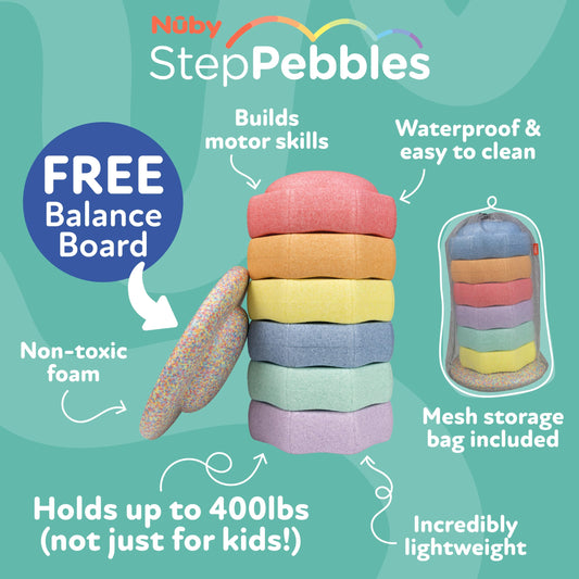 Nuby StepPebbles with Balance Board