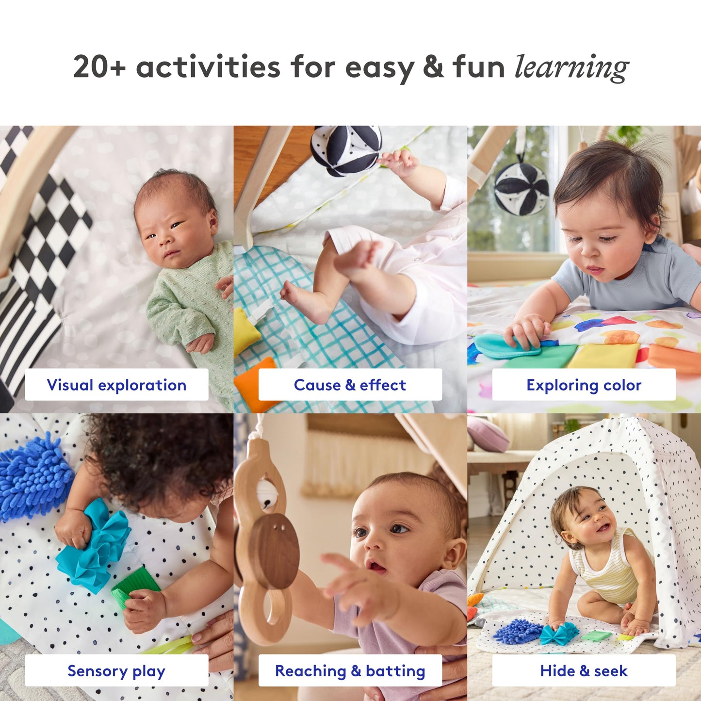 Sensory Strands Play Gym Activity Toy for Babies