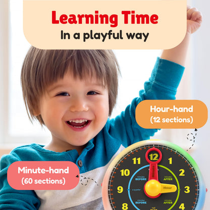 Talking Learning Clock for Kids Time Teaching
